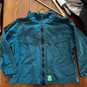 Brain Dead Green Teal Windbreaker Jacket - S